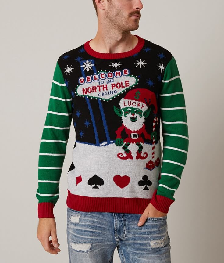 Ugly Christmas Sweater Vegas Martian Sweater