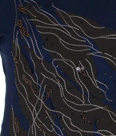 BKE Boutique Beaded Top misc detail 3 view