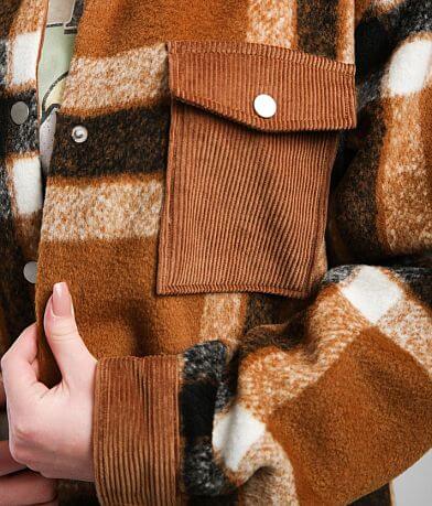 Vigoss Oversized Wool Blend Plaid Shacket MISC_DETAIL_1