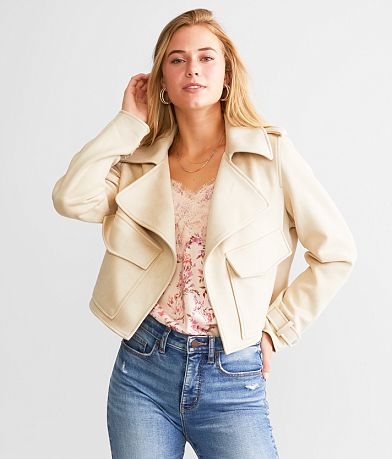 Daytrip Faux Suede Jacket front view