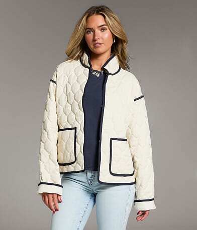 BKE Prep Edit - Quilted Jacket front view