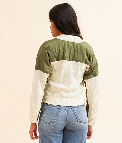 Open SZN Pieced Jacket back view