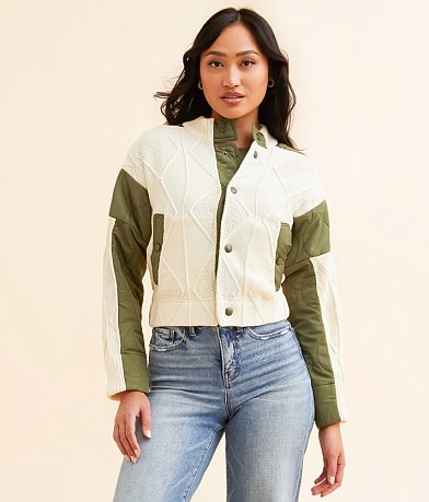 Open SZN Pieced Jacket full left side view