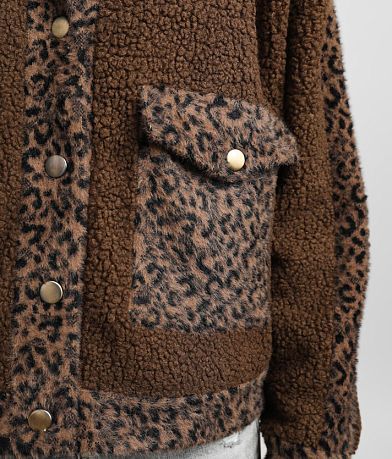Vigoss Animal Print Sherpa Jacket MISC_DETAIL_1