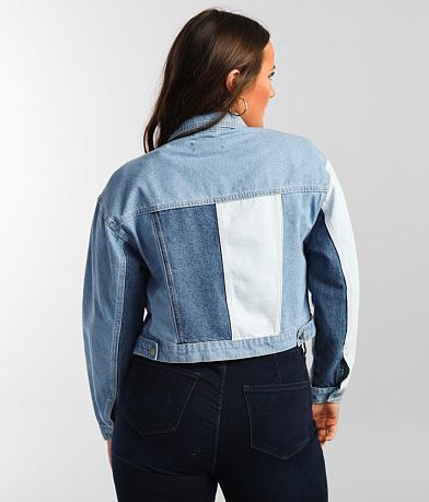 Vigoss Pieced Denim Jacket BACK