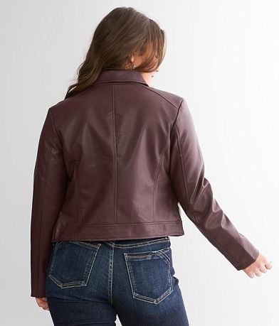 Vigoss Faux Leather Jacket BACK