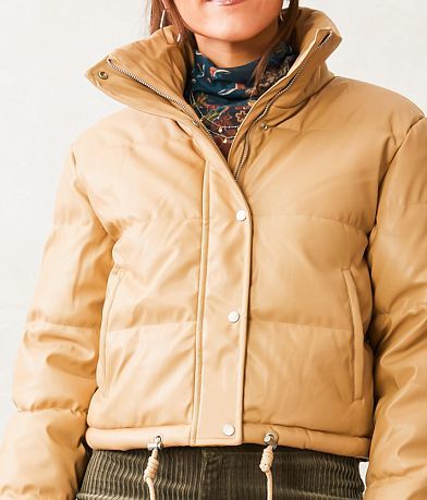 Vigoss Cropped Puffer Jacket misc detail 1 view