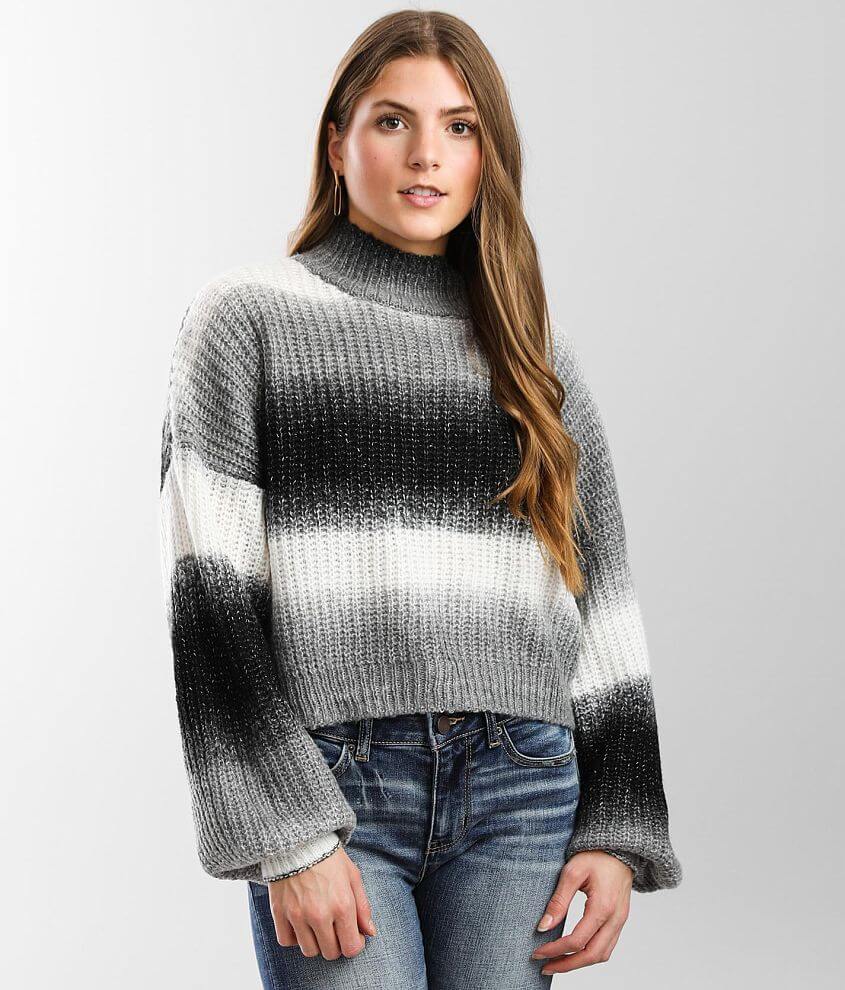 Vigoss Spacedyed Cropped Sweater front view