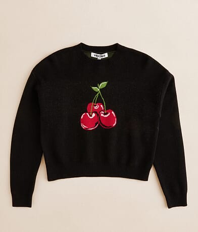 Vigoss Girls - Cherry Sweater front view