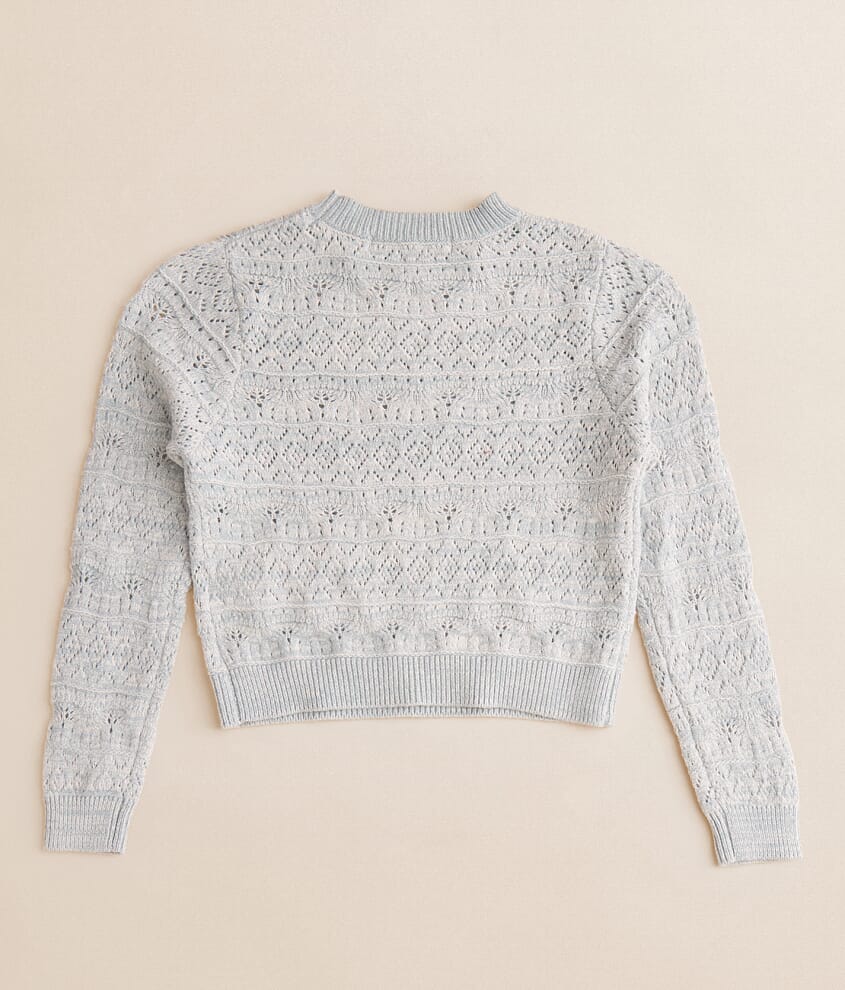 Girls - Pointelle Sweater