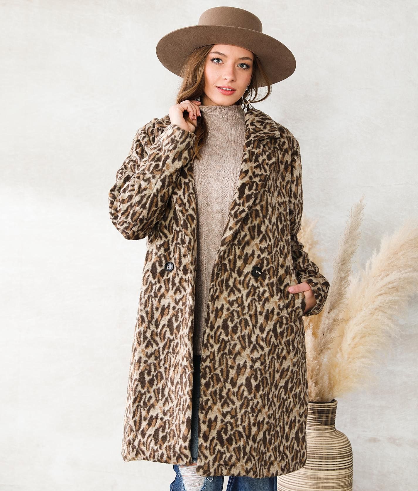 Peach duster coat shop