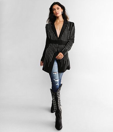 Sterling &amp; Stitch Rhinestone Blazer Dress MISC_DETAIL_3