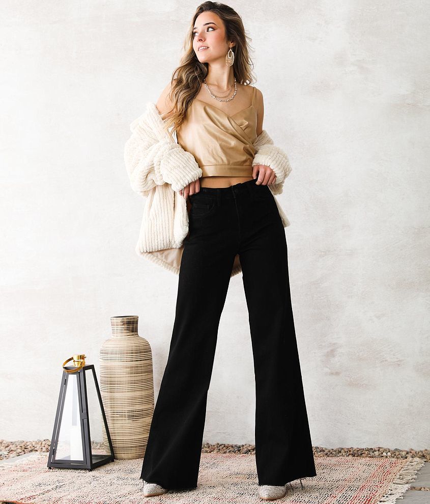 Metallic Faux Leather Cropped Tank Top