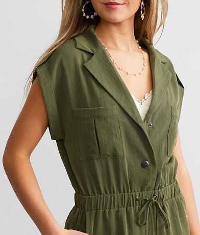 A. Peach Marled Boiler Jumpsuit MISC_DETAIL_1