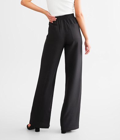 A. Peach Woven Trouser Pant BACK