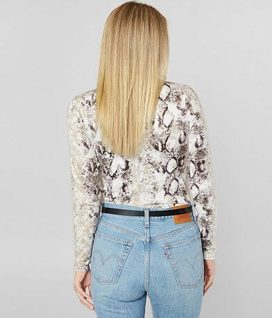 Willow &amp; Root Snakeskin Top back view