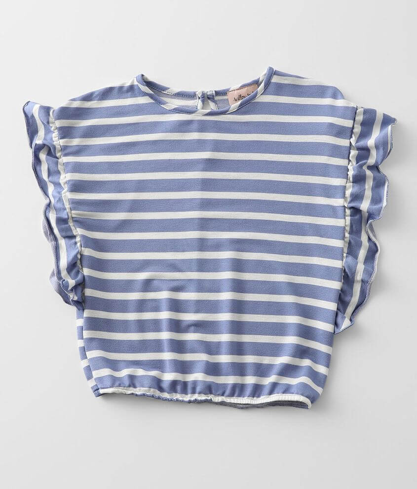 Girls - Willow &#38; Root Striped Top front view