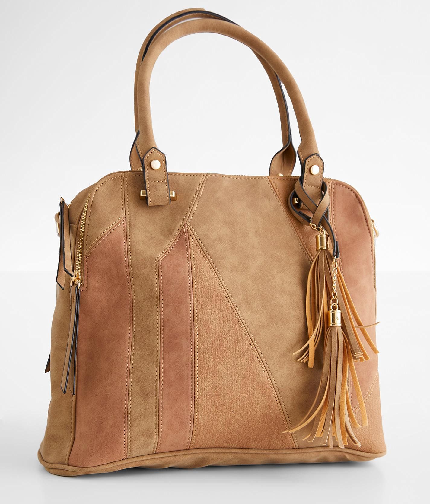 Violet Ray Patchwork Purse Women's Bags Wallets in Natural