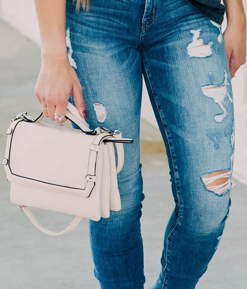 Image of Violet Ray Structured Crossbody Purse