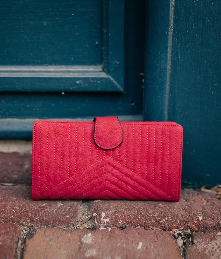 Image of Violet Ray Quilted Clutch Wallet