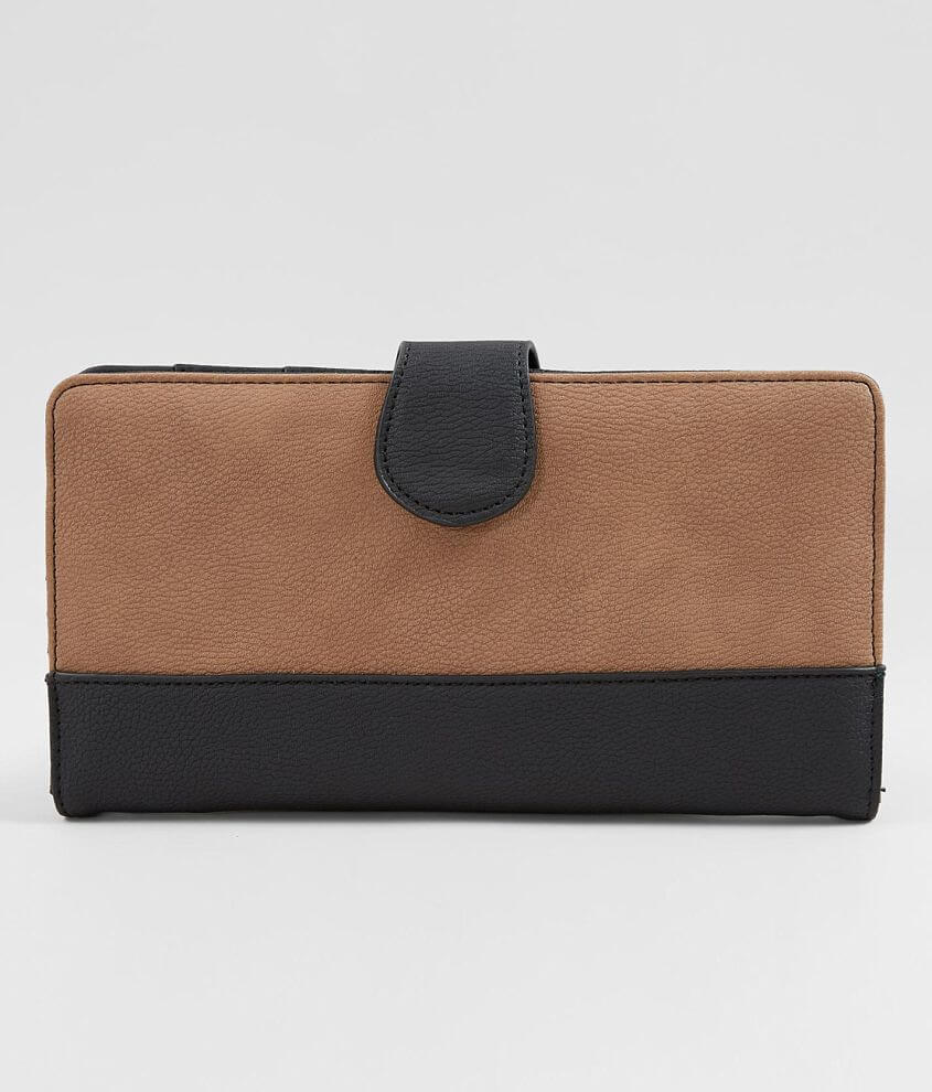 Image of Violet Ray Color Block Clutch Wallet