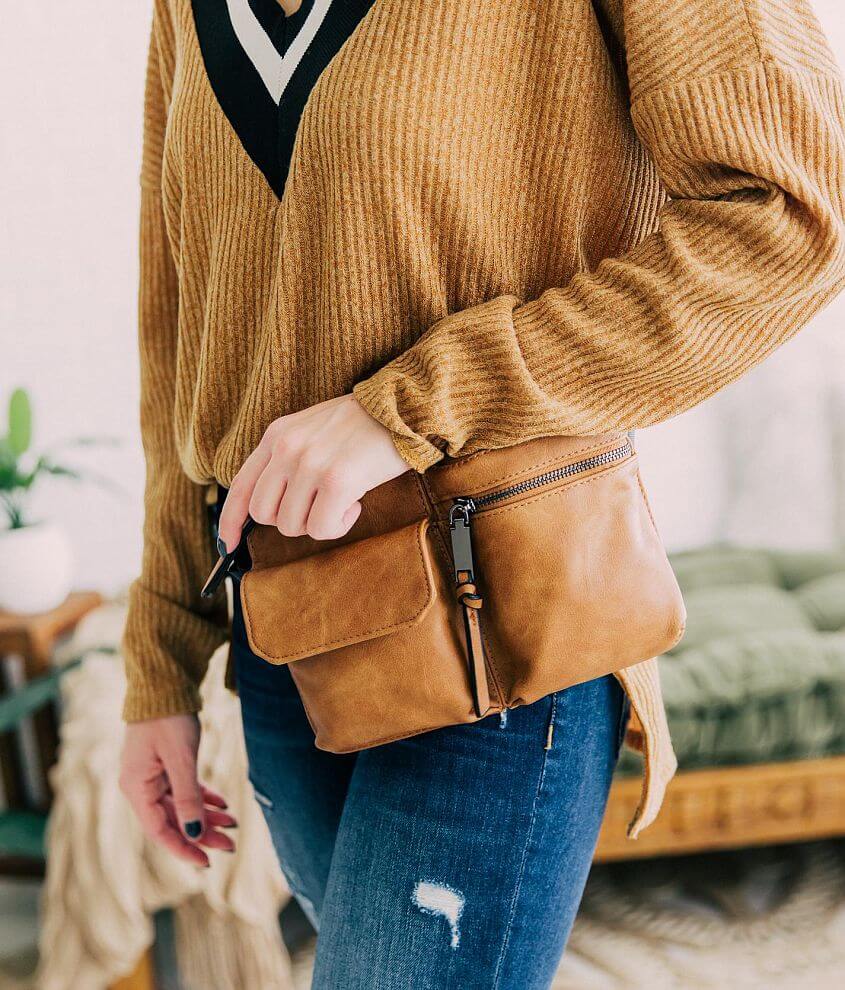 Violet Ray Double Pocket Fanny Pack front view