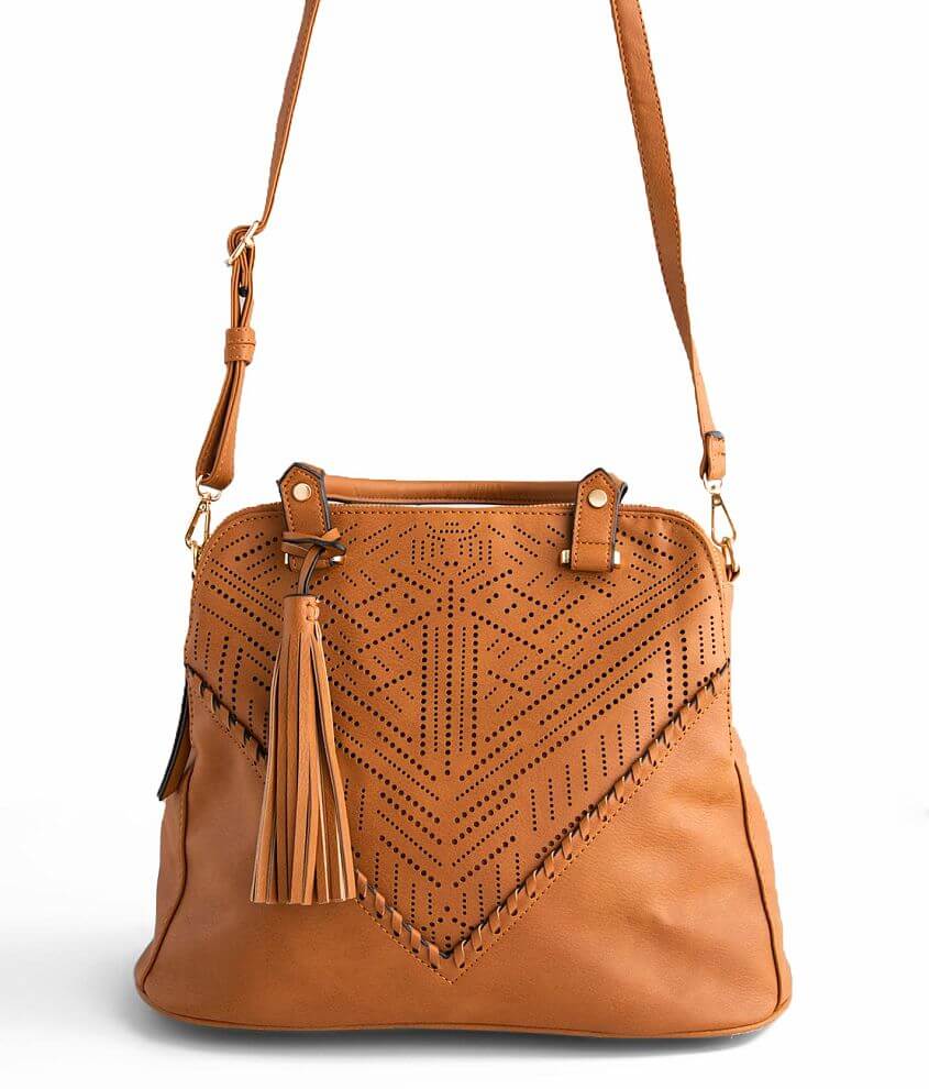 Image of Violet Ray Perforated Crossbody Purse