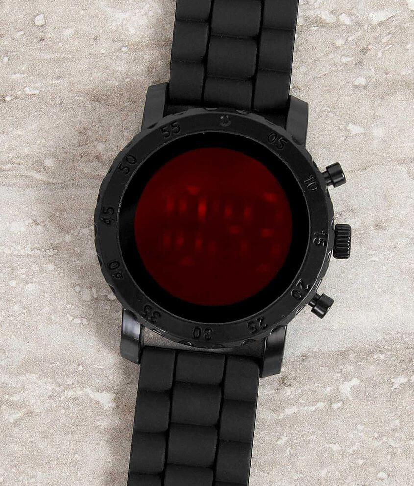 Accutime Red Watch front view