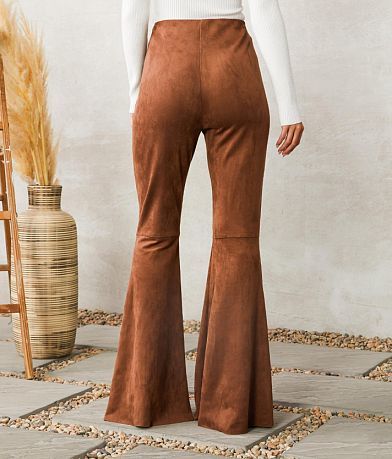 Willow &amp; Root Lace-Up Flare Pant BACK