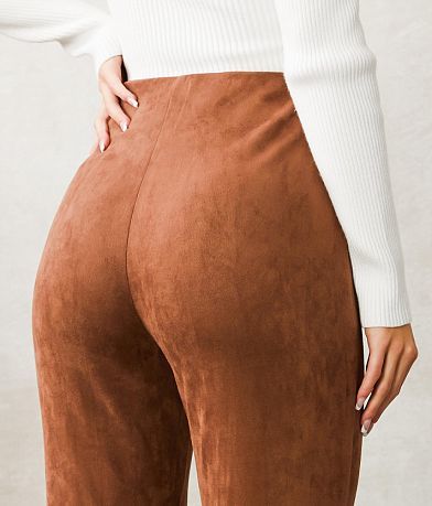 Willow &amp; Root Lace-Up Flare Pant BACK_POCKET