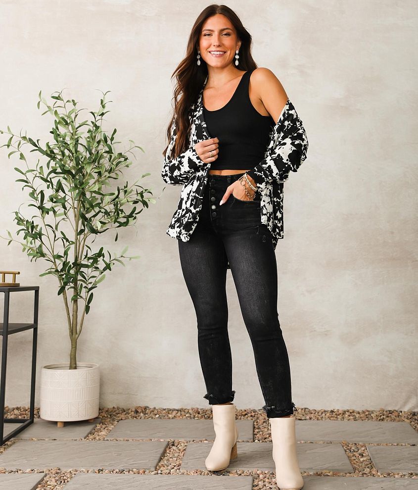 Cow Print Blouse