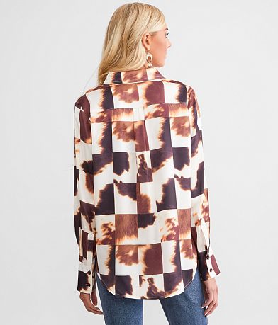 Acoa Satin Shirt BACK