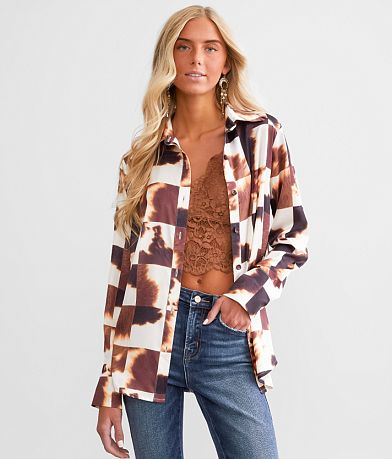 Acoa Satin Shirt FULL_LEFT_SIDE