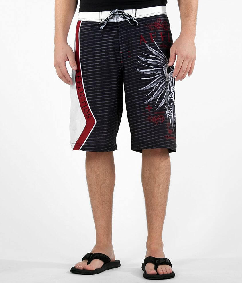 Affliction GSP Icon Boardshort front view