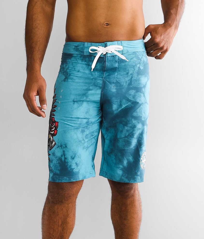 Affliction Rebel Chief Stretch Boardshort front view
