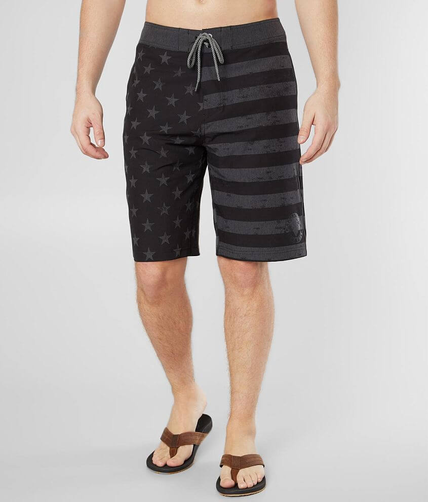 Affliction American Freedom Stretch Boardshort front view