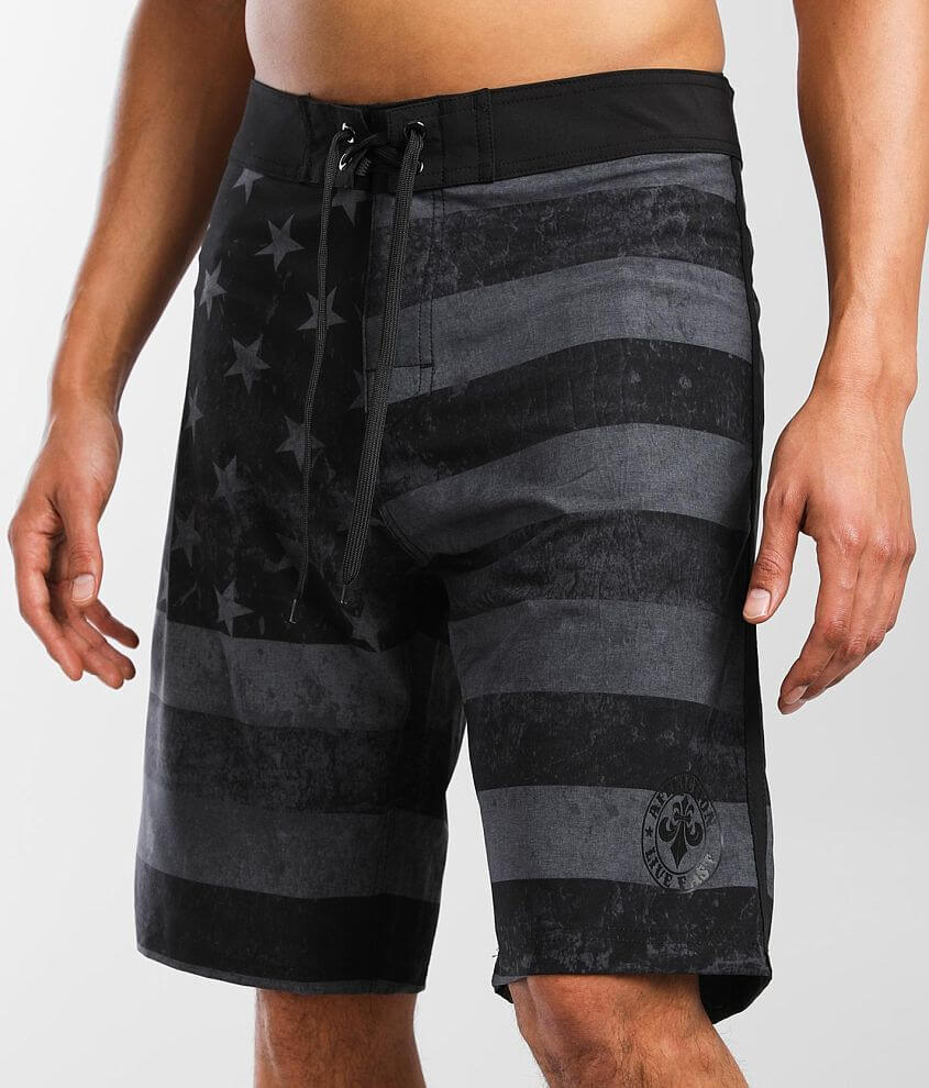 Affliction Tribute Stretch Boardshort front view