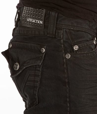 Affliction Black Premium Cooper 3D Jean right detail view