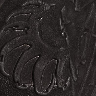 Skeleton Distressed Leather Jacket thumbnail 5