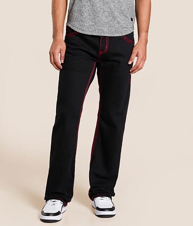 Affliction Cooper Relaxed Straight Stretch Jean front view