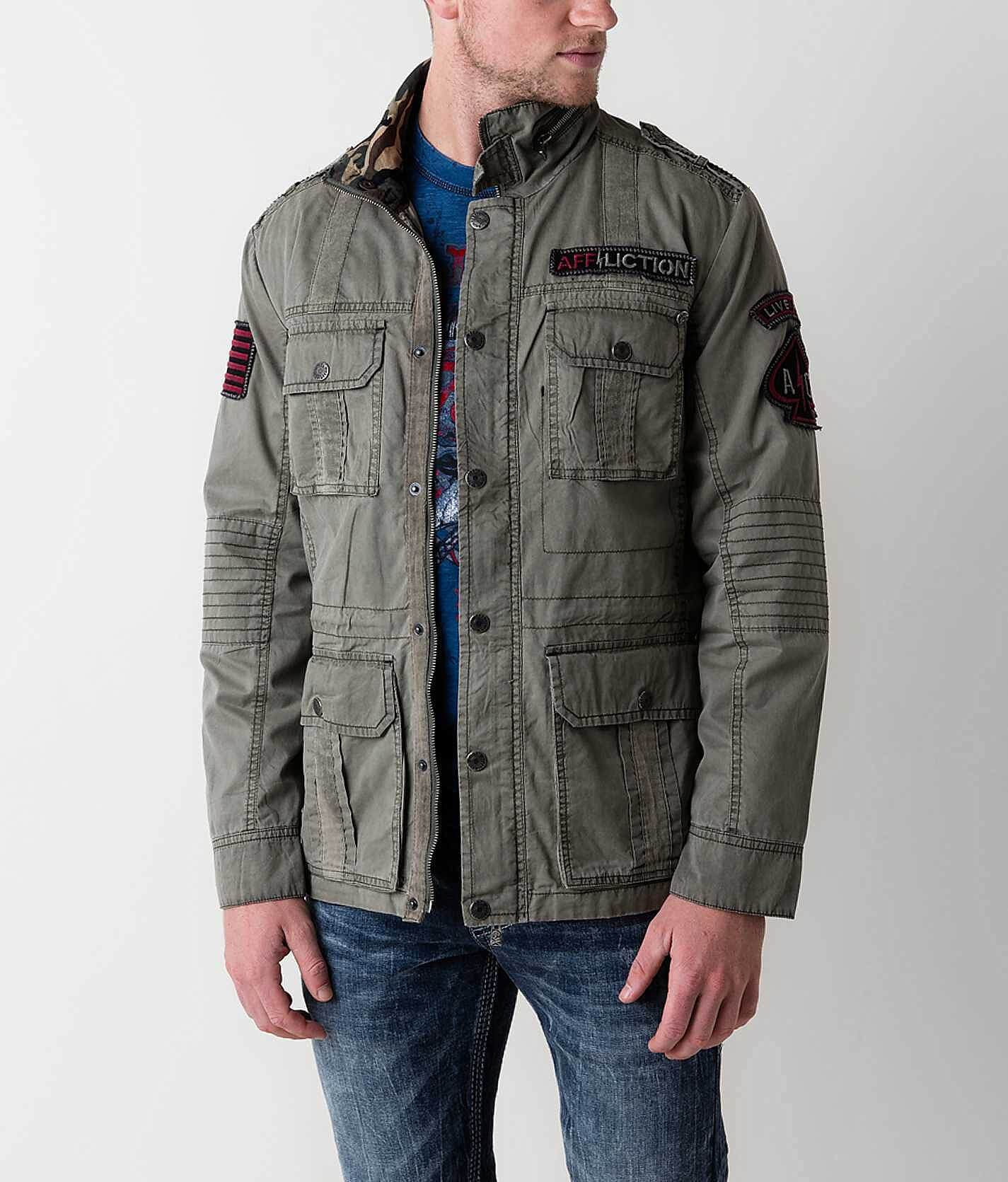 Affliction Black Premium Flash Point Jacket - Men's Coats