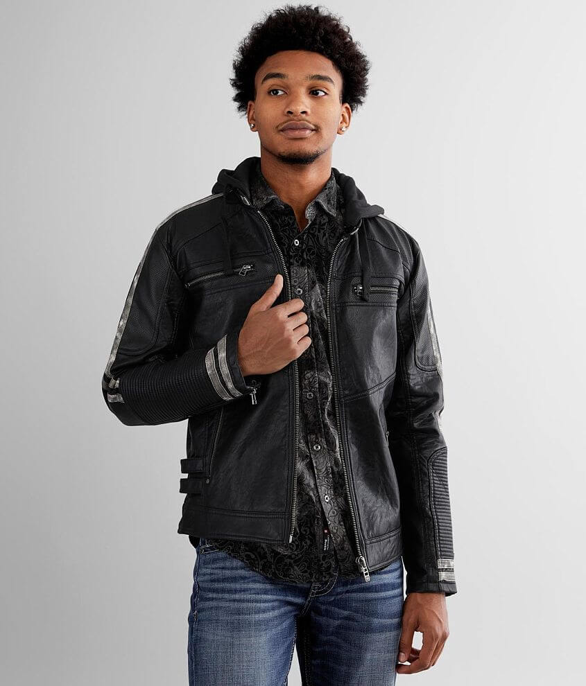 Affliction hot sale jacket leather