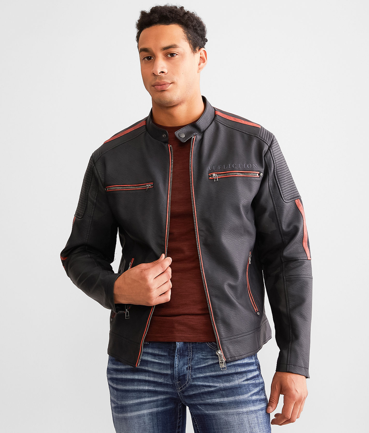 Affliction lederjacke outlet