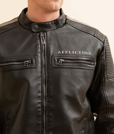 Affliction American Metal Faux Leather Jacket MISC_DETAIL_2