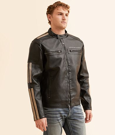 Affliction American Metal Faux Leather Jacket FULL_RIGHT_SIDE