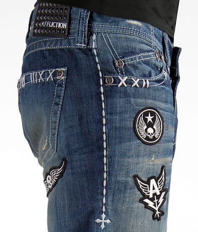 Affliction Blake Clash Jean right detail view