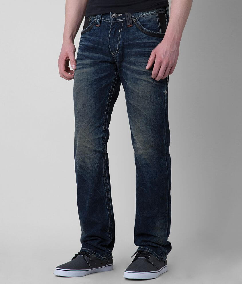 Affliction Black Premium Ace Jean Men's Jeans in Milwaukee Buckle