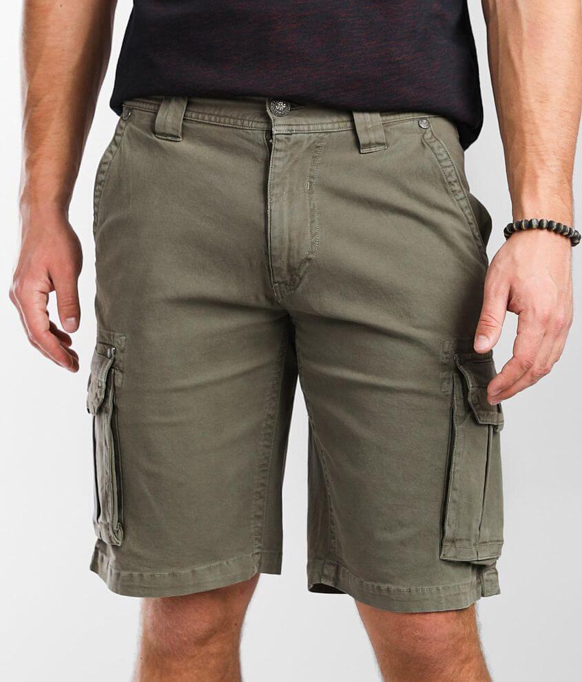 Affliction Departed Cargo Stretch Short - Men's Shorts in Military ...