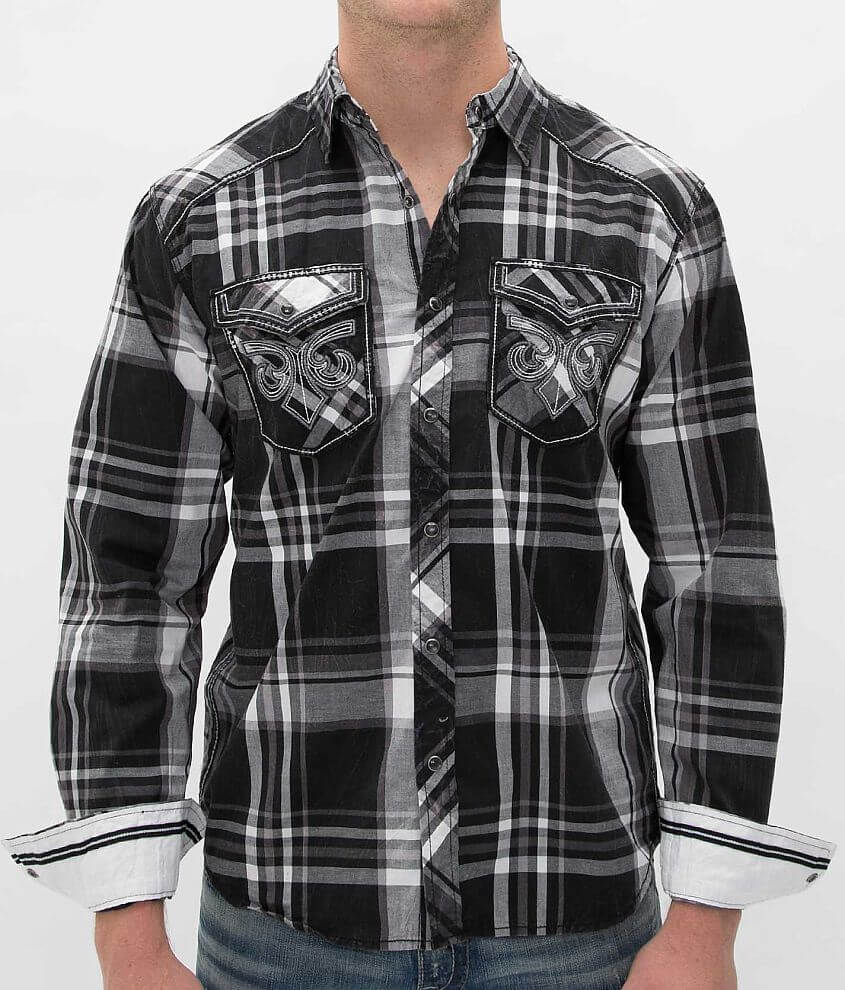 Affliction Black Premium Electric Thunder Shirt front view