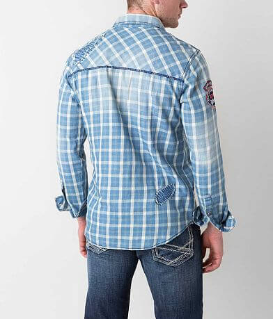 Affliction Black Premium First Ascent Shirt back view